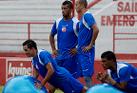 Treino f�sico nos Aflitos