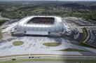 Imagens das obras viarias da Arena Pernambuco