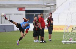 Treino do Sport no estadio Cornelio de Barros, em Salgueiro