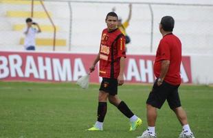 Treino do Sport no estadio Cornelio de Barros, em Salgueiro
