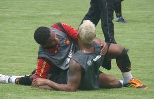 Sport treina no CT de Paratibe, em Paulista, nesta quarta-feira.