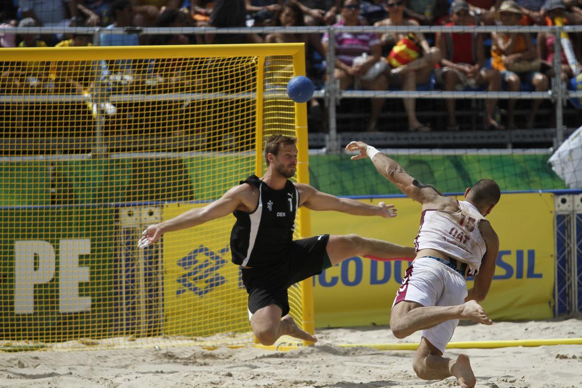 As equipes brasileiras sagraram-se campees nas areias da praia do Pina