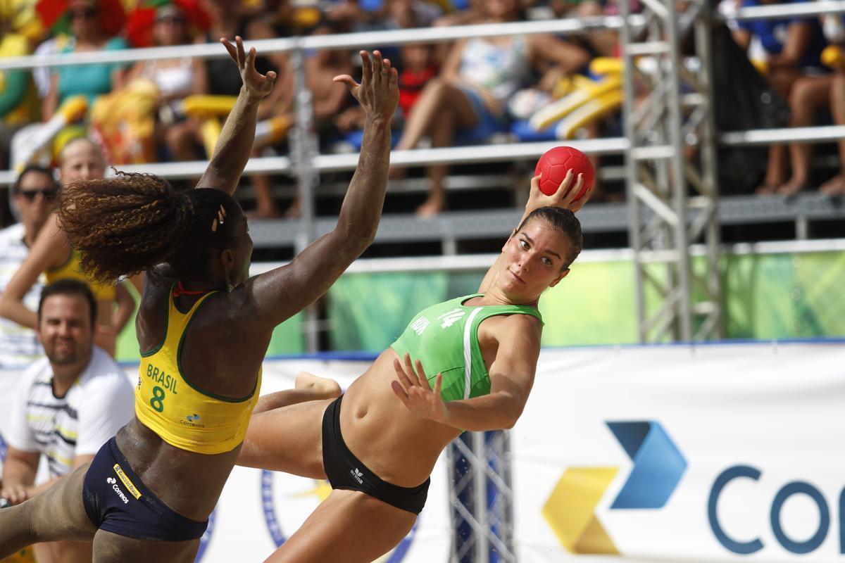 As equipes brasileiras sagraram-se campees nas areias da praia do Pina
