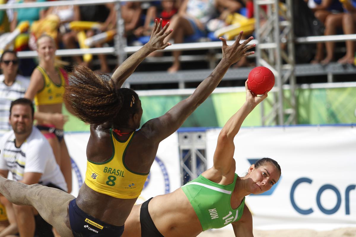As equipes brasileiras sagraram-se campees nas areias da praia do Pina