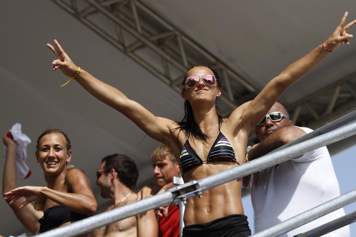 As equipes brasileiras sagraram-se campees nas areias da praia do Pina
