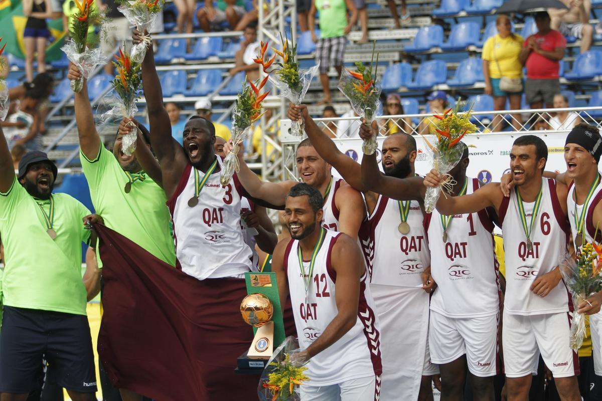 As equipes brasileiras sagraram-se campees nas areias da praia do Pina