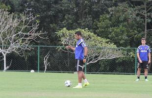 Equipe rubro-negra treina com volta Diego Souza para jogo na Arena Pernambuco, contra o Internacional