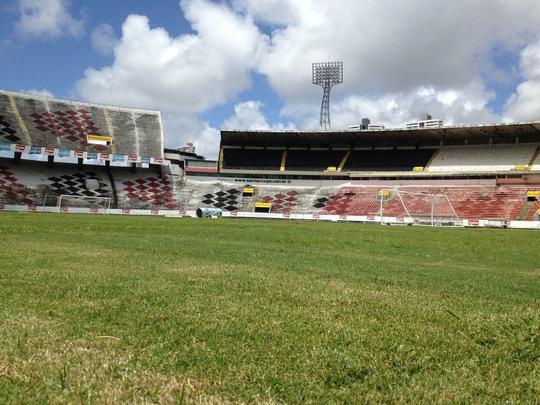 Santa Cruz deve reformar o gramado no ms de outubro, mas ao deve ser apenas paliativa