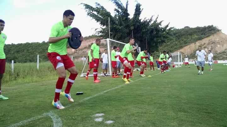 Jogadores continuam focando na preparao fsica para a estreia no Campeonato Pernambucano e Copa do Nordeste.