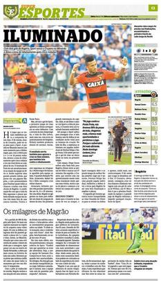 24/7/2016 - Magrão se destaca mais uma vez com a camisa do Sport com defesas milagrosas diante do Cruzeiro. A atuação no Mineirão virou um marco no retorno do atleta para a posição de titular após ficar um ano na reserva de Danilo Fernandes.
