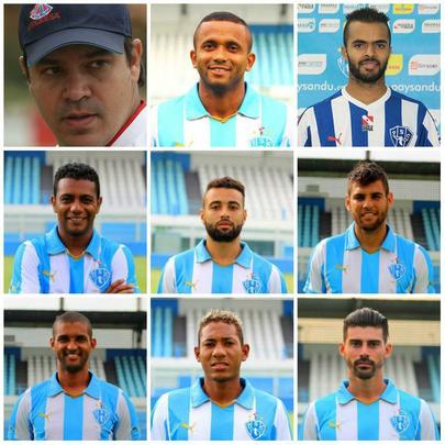 PAYSANDU - Após ser vice-campeão no estadual e eliminado na semifinal da Copa Verde, o Paysandu corre na Série B para tentar retomar a tradição de outrora em nível nacional. Para isso, a equipe conta com várias peças conhecidas em Pernambuco. Do comando técnico ao ataque. Além do treinador Dado Cavalcanti, o elenco conta com: o meia Rogerinho (ex-Náutico), o meia Carlos Alberto (ex-Santa Cruz), o volante Augusto Recife (ex-Santa Cruz), o atacante Bruno Veiga (ex-Náutico), o zagueiro William Alves (ex-Náutico e Santa Cruz), o zagueiro Dão (ex-Sport), o meia Leleu (ex-Náutico) e o volante Radamés (ex-Náutico).
