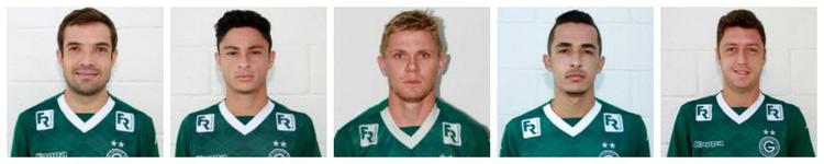 GOIÁS - O grupo de jogadores do Goiás que já passaram por Pernambuco é amplo. Os rostos da maioria, contudo, são pouco conhecidos. Seguindo a ordem da foto, o volante David esteve no Náutico em duas passagens em 2001 e 2009. Já o lateral esquerdo Diogo atuou poucas vezes no Sport, em 2011, assim como o companheiro de posição Rafael Forster, ex-Náutico em 2010 e recém-chegado ao Esmeraldino. No meio, a equipe ainda conta com Esquerdinha, que surgiu na base do Santa Cruz e ainda discute a renovação de contrato a se encerrar neste mês de maio. Além dele, o clube também conta com Felipe Menezes, ex-Sport em 2012.