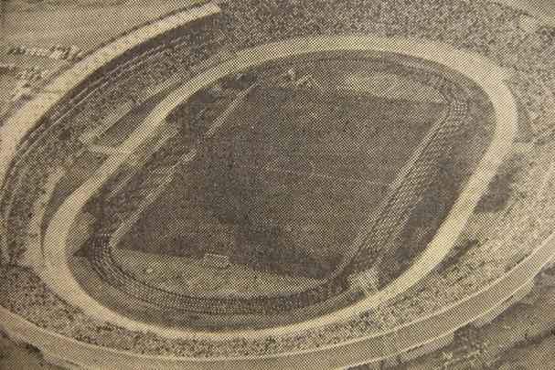 Vista panormica do estdio Modelo de Guaiaquil, no Equador, local de estreia da Seleo Cacareco no Sul-Americano Extra de 1959 (Copa Amrica). A Seleo foi a primeira a jogar no local encarando o Paraguai.
