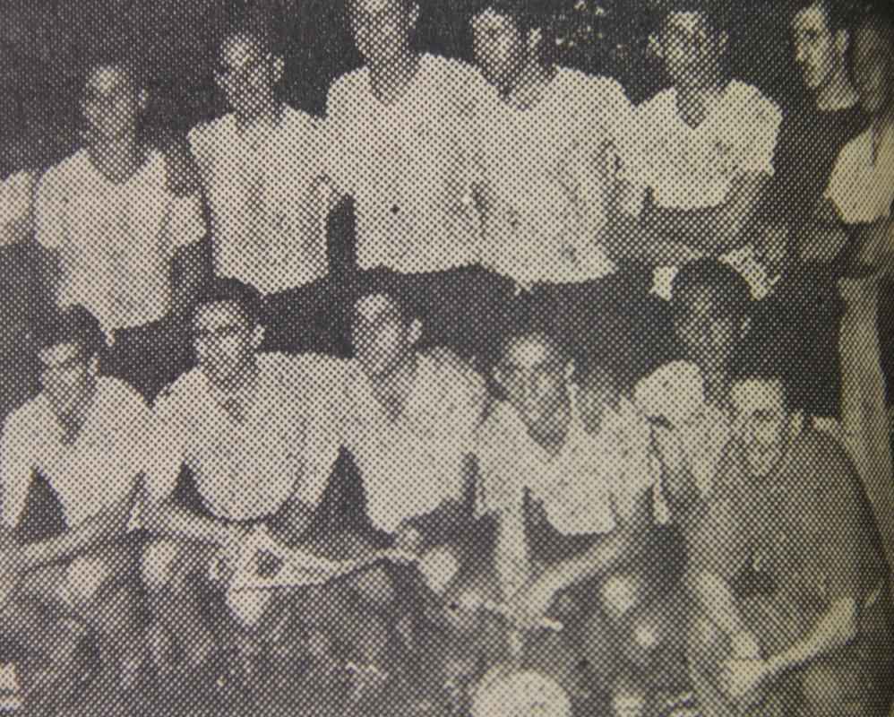 Formao da Seleo da Argentina em disputa do Sul-Americano Extra (Copa America) de 1959, no Equador. Foi contra este elenco que a Cacareco encerrou a sua participao na competio com uma derrota de 4 a 1. O ttulo da disputa ficou com o Uruguai seguido dos argentinos e brasileiros.