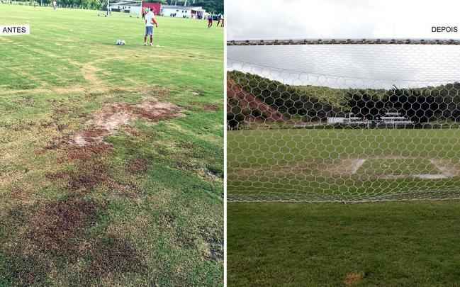 Mais utilizado pelo elenco profissional, o campo 2 ficará mais de 40 dias parado enquanto o time utiliza o campo 1. Os bancos de reserva que foram cedidos pela Fifa terão que ser totalmente reformados. Já que a cobertura não tem como ser recuperada, a base metálica terá que ser pintada novamente.