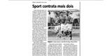20/04/2005 - Magro  contratado pelo Sport. O anncio da contratao do goleiro  tema secundrio na matria do Diario de Pernambuco, que foca suas linhas na contratao do meio-campista Eder.