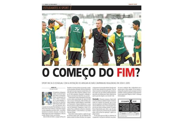 8/01/2006 - O Sport é goleado por 4 a 1 pelo Marília. Na reta final da partida, Magrão sofre um corte profundo na cabeça e sangra muito em campo. É substituído por Maizena. O técnico Neco opta por deixar Magrão no banco e ele perde a titularidade pela primeira vez no Sport.
