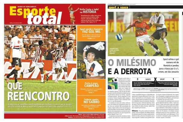 20/05/2007 - Magrão sofre o famoso milésimo gol do atacante Romário, de pênalti, na vitória do Vasco por 3 a 1. Por muito tempo, a imprensa do Sudeste estigmatizou o goleiro por esse fato, algo que incomodou o atleta.