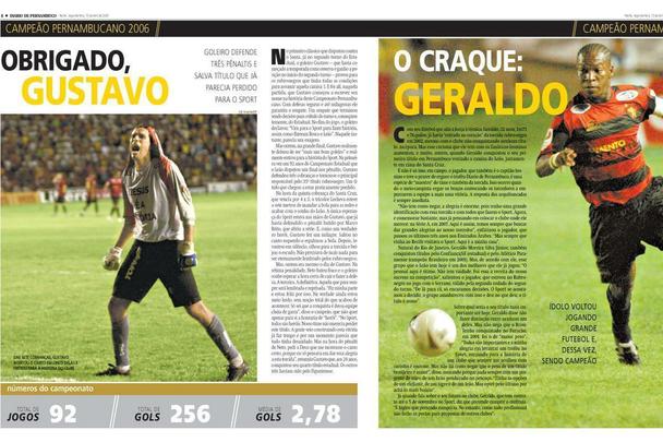 9/04/2006 - Essa foi a descrição do Diario sobre Magrão. Esse foi o único dos oito títulos conquistados pelo goleiro em que ele foi reserva.