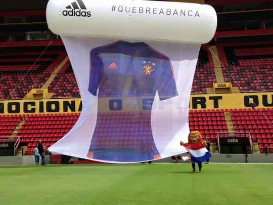 A estreia oficial do novo uniforme será no dia 13 de setembro, contra o Fluminense