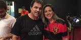 dolos do passado tambm apareceram: o ex-atacante Roberto Corao de Leo, que passou pelo clube na dcada de 80, levou a filha para conhecer a Caz do Sport