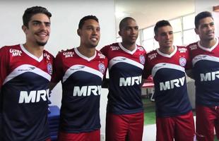 Luisinho, ex-Santa Cruz (E), Danilo Pires, ex-Central e Santa (C) e Hernane Brocador, ex-Sport, foram contratados pelo Bahia para o Estadual