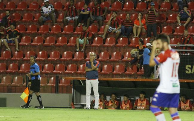 Diante de um baixo nmero de torcedores, Sport recebeu o Fortaleza na Ilha do Retiro e construiu a vantagem ainda na primeira etapa com gols de Rithely e Tlio de Melo