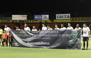 Sofrendo gols no primeiro e ltimo lance, Sport cede empate na Ilha do Retiro e frustra noite dedicada a Leonardo 