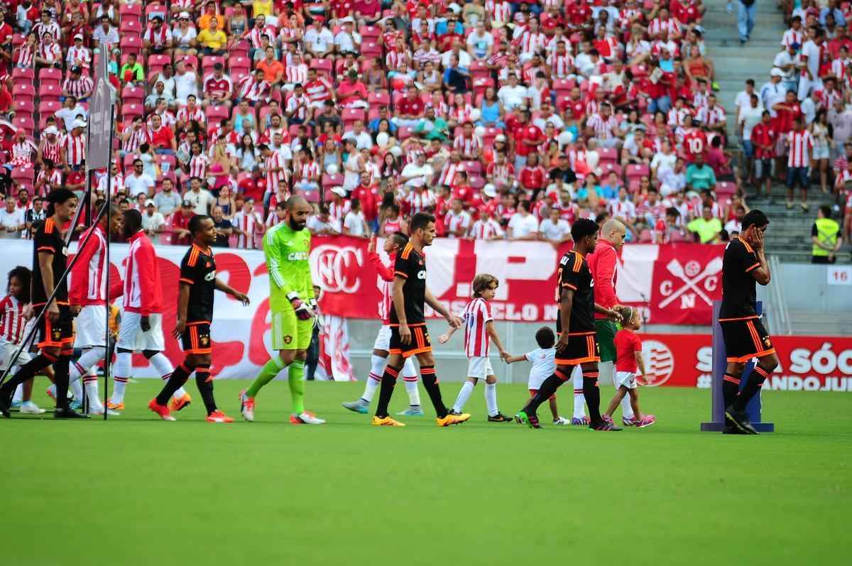 Nutico e Sport fizeram um jogo equilibrado e empataram em 1 a 1, na Arena