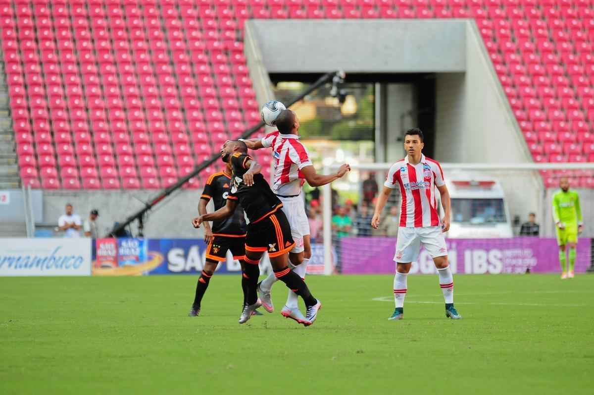 Nutico e Sport fizeram um jogo equilibrado e empataram em 1 a 1, na Arena