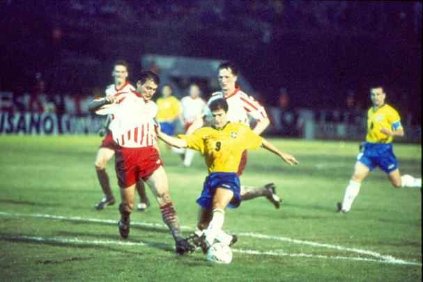 No dia 29 de junho de 1995, a Seleo Brasileira venceu por 2 x 1 a Seleo da Polnia, no Arruda