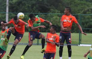 Sport se prepara para jogos diante do Aparecidense, na Copa do Brasil, e contra o Santa Cruz, pelo Campeonato Pernambucano
