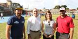 Edson Hashizume, da Little League Baseball, Richard Reiter, consul norte-americano, Ana Paula Vilaa, presidente da Empetur e Caleb Santos Silva, coordenador internacional de marketing e desenvolvimento do jogo da MLB, estiveram acompanhando os projetos sociais que o Nutico Beisebol coordena.