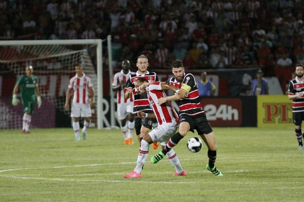 Time coral foi superior ao Náutico no primeiro jogo da semifinal com maior público do ano no Arruda