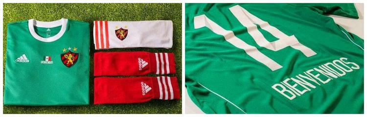 Uniforme da Adidas para o Sport em homenagem ao Mxico