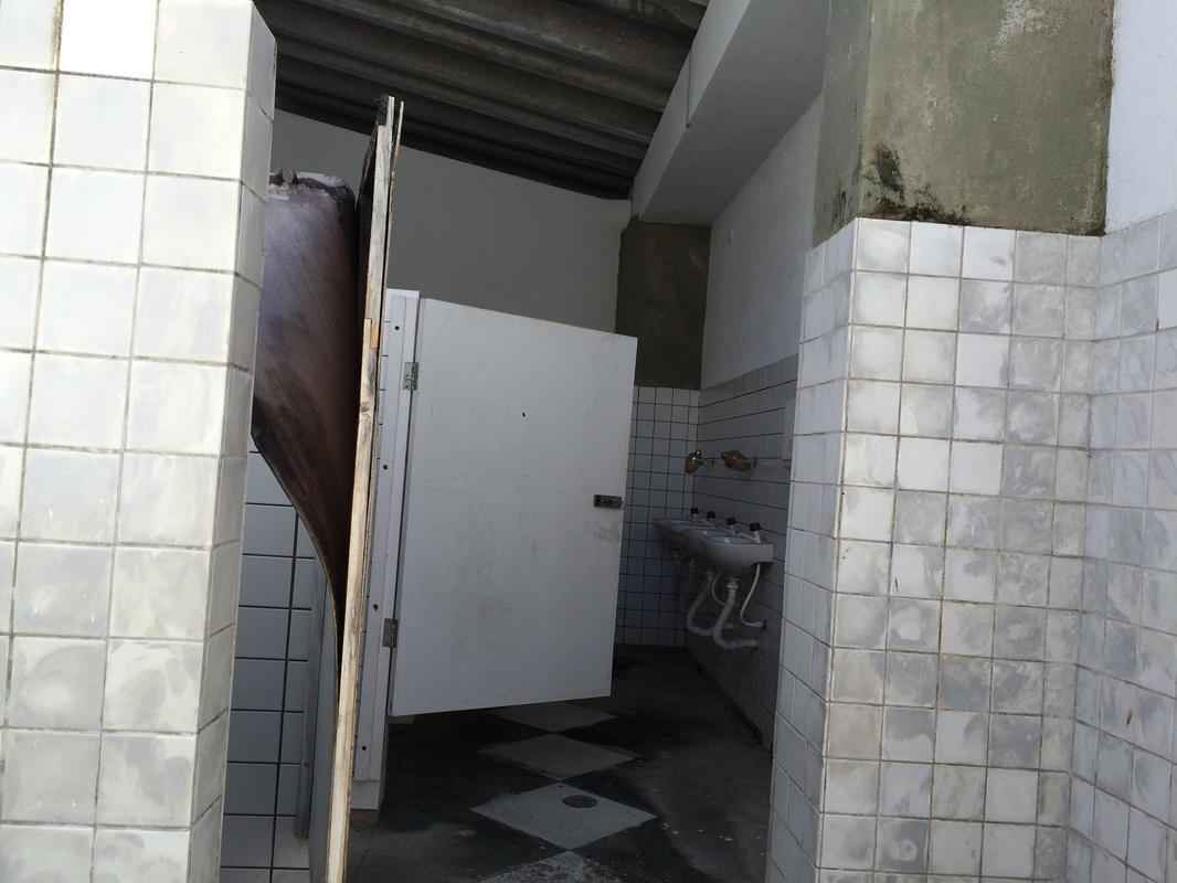 A situao de todos os banheiros  de abandono, sendo necessria uma reforma geral.