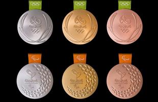 Em um evento realizado no Rio de Janeiro, nesta tera-feira, o Comit Organizador apresentou as medalhas que sero entregues aos atletas e paratletas nas Olimpadas Rio-2016 e Paralimpadas Rio-2016