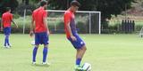 Timbu fez seu ltimo treino antes da viagem para Gois. Tcnico Alexandre Gallo comandou uma movimentao fechada  imprensa. Zagueiro Rafael Pereira, que era dvida para a partida, treinou normalmente com o elenco e no deve ser problema.