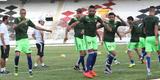 Grafite apareceu no gramado do Arruda para iniciar os trabalhos espec�ficos, enquanto Bruno Moraes e o restante dos jogadores que atuaram frente ao Atl�tico-PR limitaram-se a trabalhos na academia antes de subirem o campo para apenas assistir �s atividades do restante do elenco