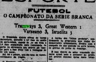 No primeiro ano, em 1934, o Tramways disputou a Srie Branca, equivalente  segunda diviso do Pernambucano. No fim, o time conquistou vaga na elite de maneira invicta