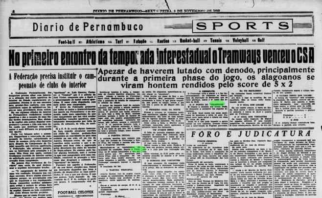 O Tramways venceu o duelo com o CSA por 5 a 2