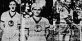 Bermudes (E), Alcides e Furlan foram jogadores do Tramways em 1936,  no primeiro título do Estadual. Bermudes, inclusive, foi um dos destaques. Antes, contudo, chegou a ser dispensado por ser preso por baderna
