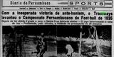 Antes de conseguir realizar o complemento da partida, o Diario de Pernambuco deu o Tramways como o campeão pernambucano de 1935 em cima do Santa Cruz