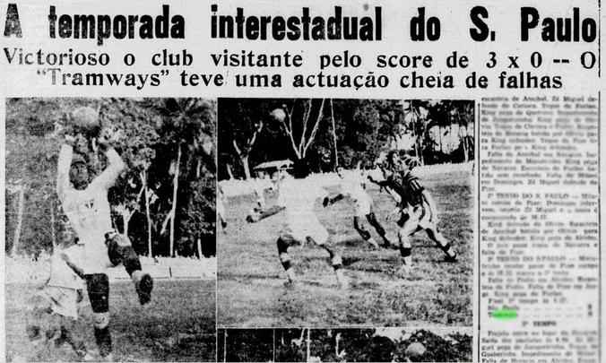 Além do Campeonato Pernambucano, o Tramways jogou amistosos em 1937. Um deles, foi diante do São Paulo