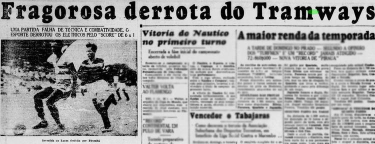 Após os anos dourados, o Tramways não conseguiu se manter mais no topo do Campeonato Pernambucano. Aos poucos, o apoio financeiro da empresa londrina ficou escasso. No dia 31 de agosto de 1941, o Elétrico foi derrotado por 4 a 1 pelo Sport. Em seguida, desistiu, junto com o Flamengo-PE, de dar sequência na disputa do Estadual. O time alviazulino nunca mais jogou a competição