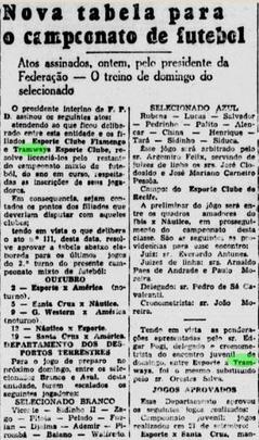 Registro do decreto da Federação sobre o licenciamento do Tramways no Pernambucano de 1941