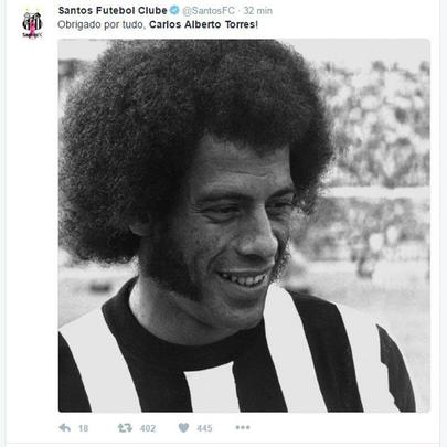 Carlos Alberto atuou pelo clube paulista por quatro anos e, durante sua trajetória, conquistou dois Brasileiros, uma Recopa Sul-Americana e outros seis títulos