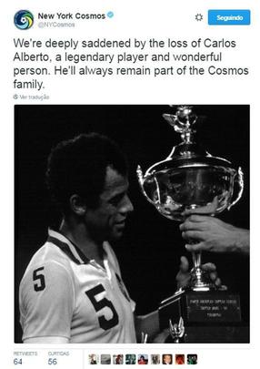 Ao lado de Pelé, Torres encerrou sua carreira em 1982 no clube americano, com o qual conquistou nove títulos