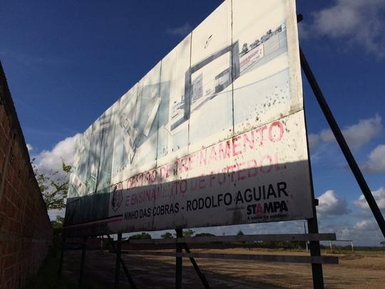 Etapa de terraplanagem no CT do Santa Cruz deve durar 25 dias