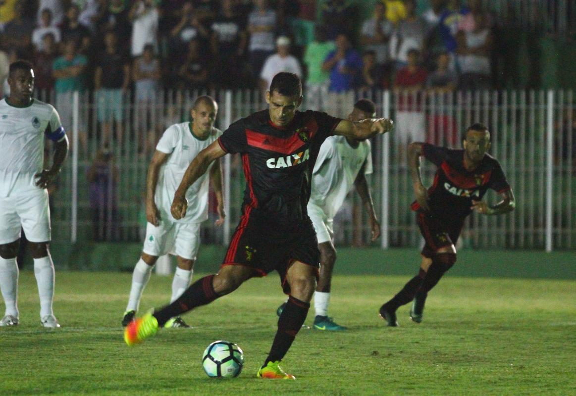 Andr desencantou e marcou duas vezes para o Leo. Diego Souza tambm deixou o dele no jogo e o Sport deu um passo fundamental para alcanar a quarta fase da Copa do Brasil.